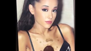 Example Cum Tribute on Ariana Grande